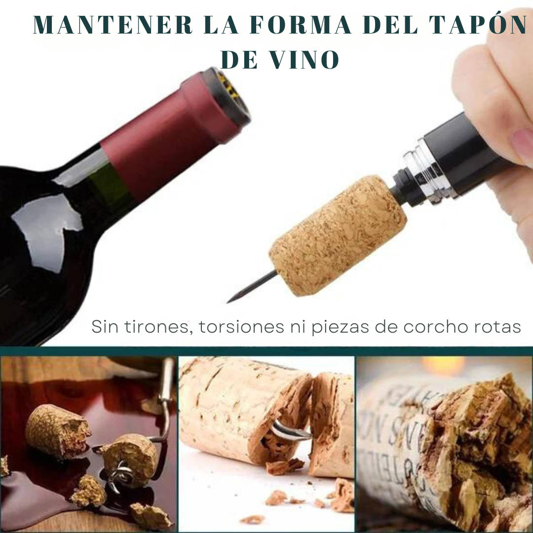 Sacacorchos de vino a presión de aire🍾