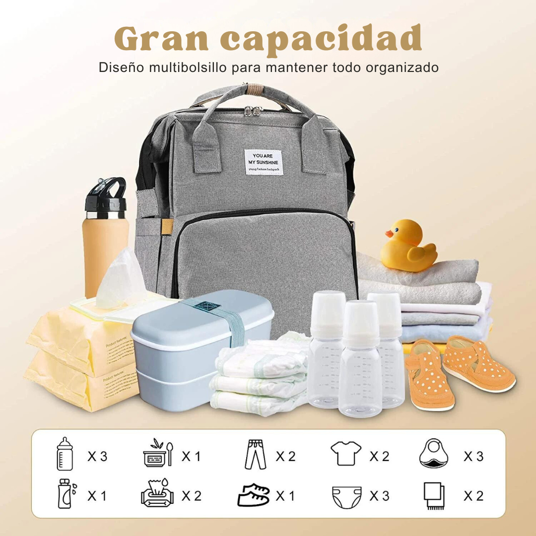 Mochila con cambiador de pañales