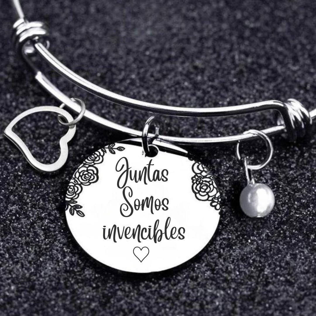 💓 Pulsera “Una hermana es la manera que tiene Dios de asegurarse de que nunca caminemos solos”