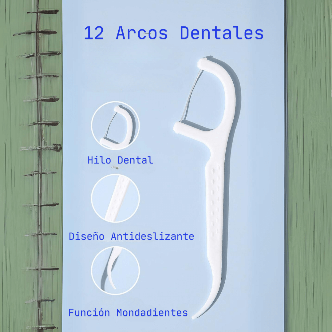 DENTOCARE DISPENSER™ - Higiene precisa, sonrisa impecable - Dispensador de arcos dentales. Oferta 2X1  + Caja 50 recambios.